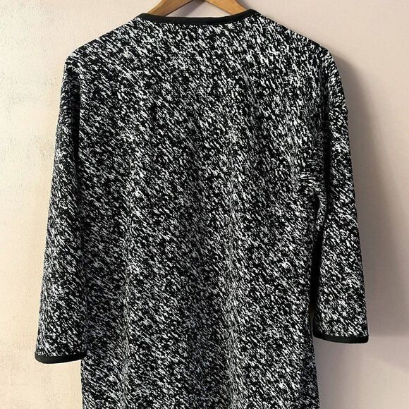 Forever 21 Black & White Marled Open Front Jacket - Picture 9 of 12